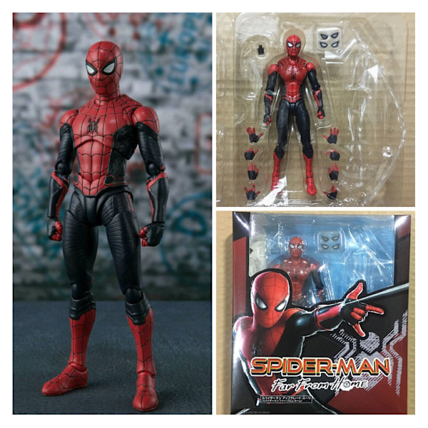 Avengers: Far From Home Spider-Man: Far From Home Uppgraderad Dräktversion Actionfigur Leksaksmodell
