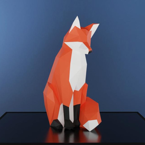 1 stk Sett ALLEREDE FORKUTTET 3D Papirkunst DIY Origami Bygging