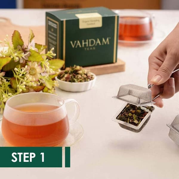 Original te-infuser - Te-infusere til løs te - 18/8 rustfrit stål