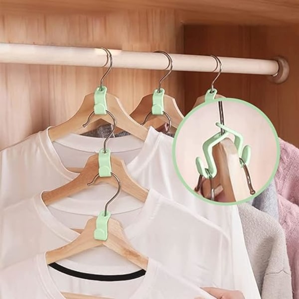 50 Pakk Kleshengere, Kleshengere for Garderobe, Kleshengere for Plassbesparelse