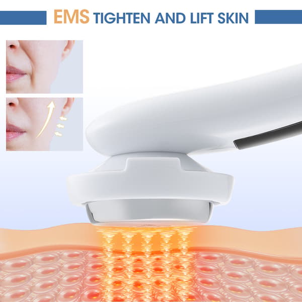 1 Styck Vit Microcurrent Introducer Bärbar Ansikte