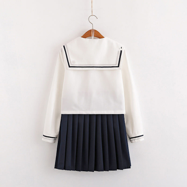 Studentveckad Kjolset, Japansk Bad Girl Jk Uniform Dräkt Mjuk