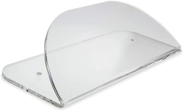 1 skateboard-ställ, akryl skateboard väggställ,