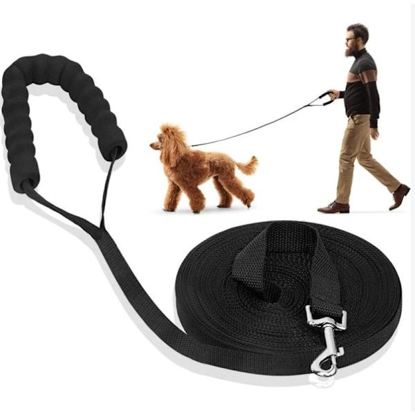 Hundetreningshalsbånd med lang pelsfôret erme for små til store hunder