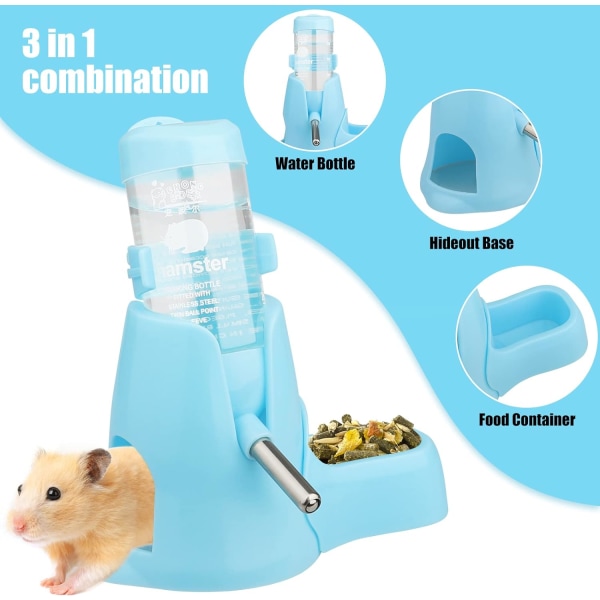 Hamsterin vesipullo, [80ml] Merisialle tarkoitettu vesipullo, ei tiputa