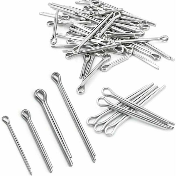 Cotter Pin 150 stk. 304 Rustfrit Stål Låsepin Assorteret