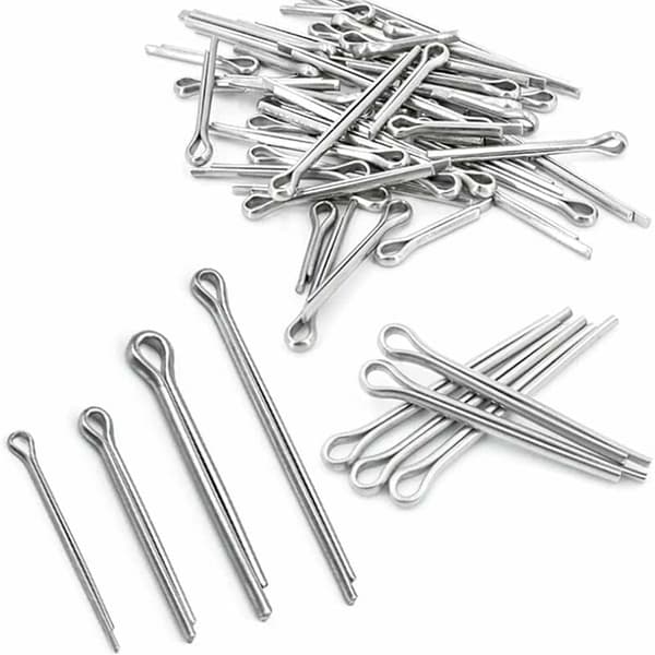 Cotter Pin 150 stykker 304 rustfritt stål låsepin sortiment
