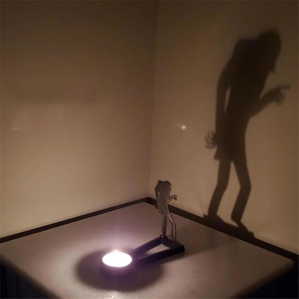 Nosferatu Ljusstake, Halloween Horror Ljusstake Metall Dekoration Nosferatu, Nosferatu Ljusskugga, Rolig Skugga