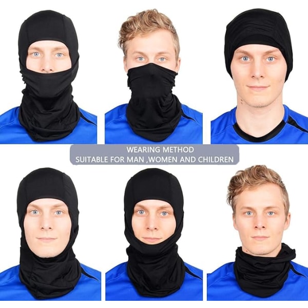 Hiihtobalaklava Hengittävä Monitoiminen Moottoripyörä