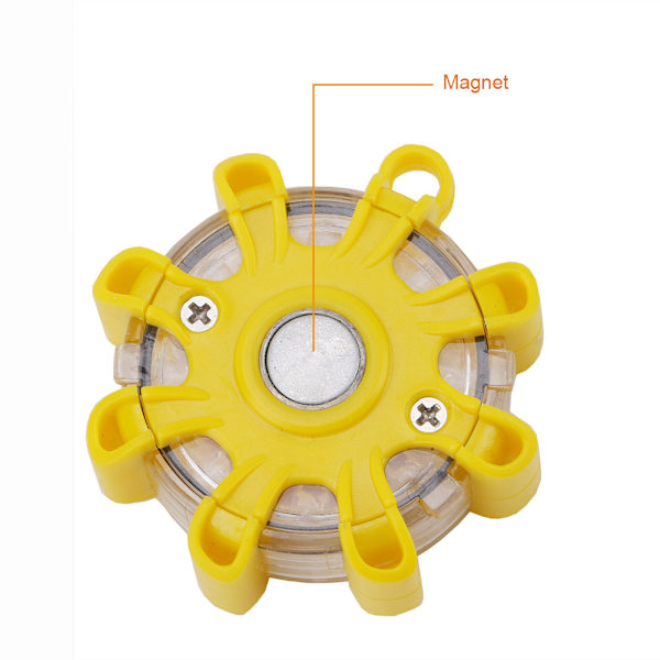 2 stk mini LED arbeidslys advarselslys med
