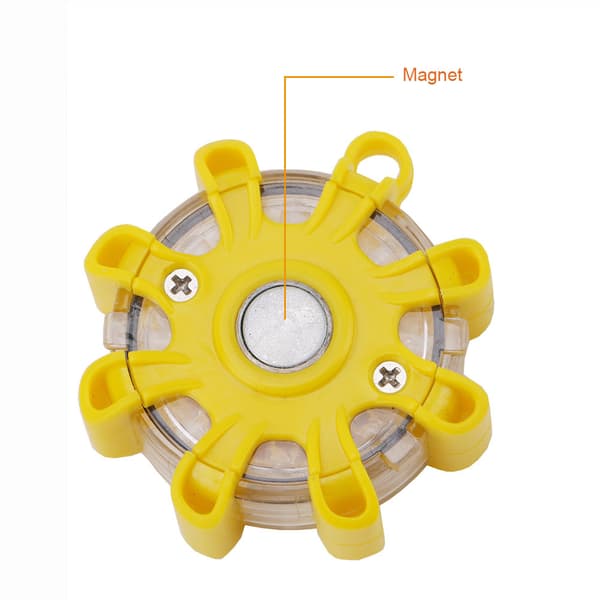 2 stk. mini LED arbejdslys advarselslys med