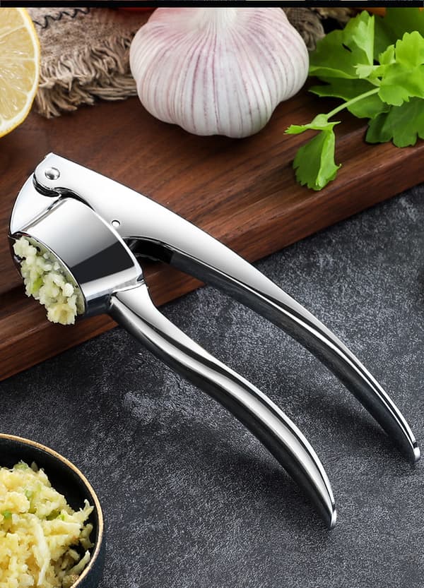 Vitlökspress, Rostfritt Stål Kvarn Manuell Blender,