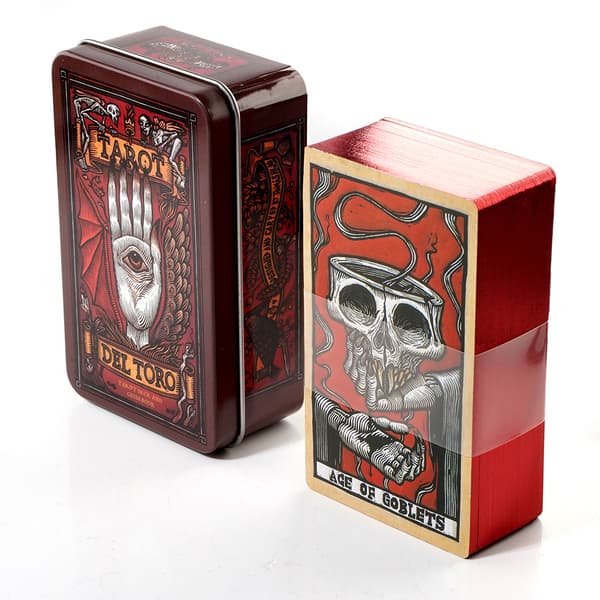 1 Den mest populära tarot-förgyllningsprocessen, högkvalitativ järnbox