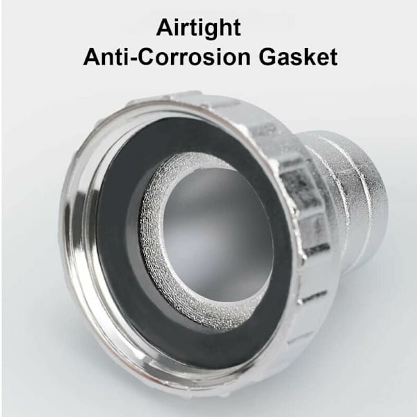 2 IBC Tank Adapters med 1/2\" gevind, hane til 1000L tank, regnvandsopsamlingshane, haneudløb, ventilforbindelse til haveslange
