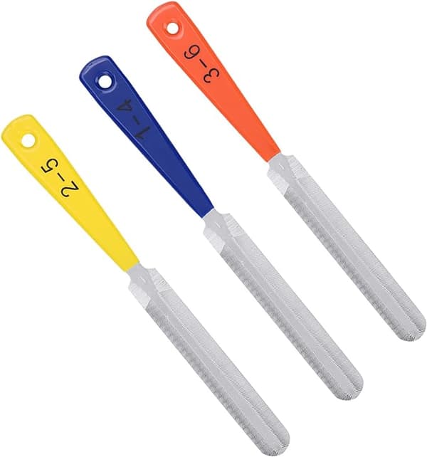 Gitarr mutterfil 3 st Gitarr sadelfil Brofil mutteravdragare