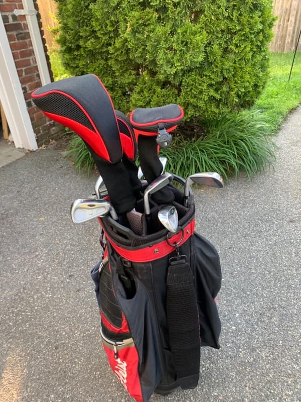 Golf-sekoitettu mailapelastuspääsuoja numeroituilla tarroilla (Punainen, 22*9CM)