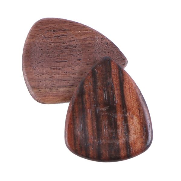 2 st Guitar Picks, Buffelhorn Plectrum för Akustisk Elektrisk