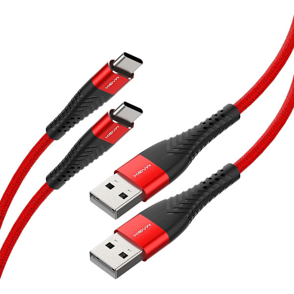 USB-C Laddningskabel 3A, Snabbladdning QC 3.0, Hög Hållbarhet