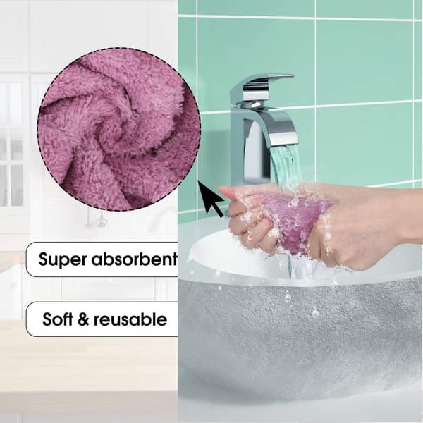 9-pak Multi-Purpose Højabsorberende Lintfri Dobbeltsidet