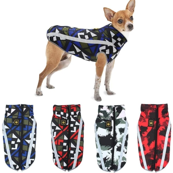 Hundevest - Refleks Vintervest - Klær for Små, Mellomstore og Store Hunder