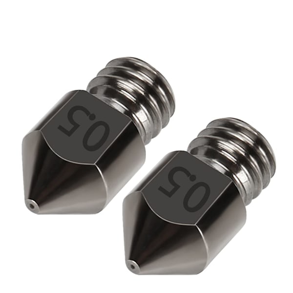 2 kpl MK8 kovateräisiä suuttimia 1,75 mm, kulutuskestäviä ja kovettunut