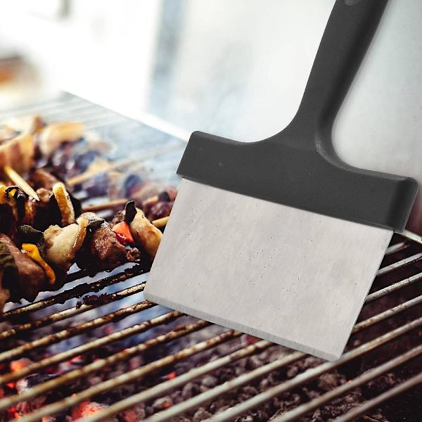 Allsidig stekeplate rengjøringssett grillrenser verktøysett for varme eller kalde overflater skrape rengjøring B
