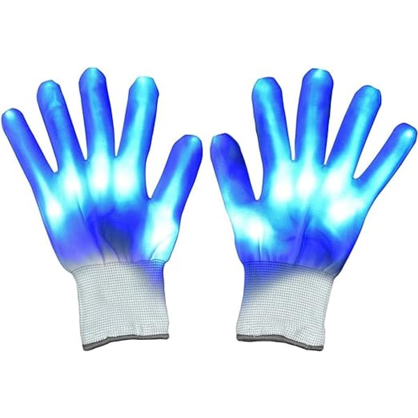Glow LED-handskar full Fingerhandskar - den bästa presenten för fester /