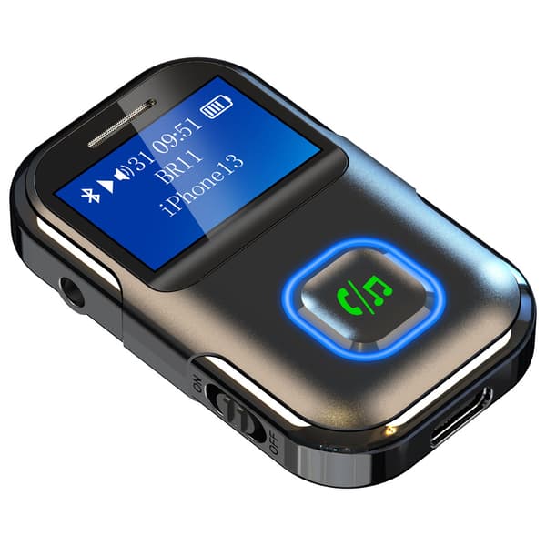 Bil Bluetooth-mottagare, Inbyggd mikrofon, Handsfree