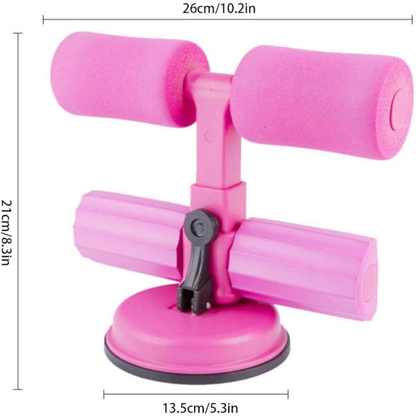1 st (Rosa) Golv Sit-Up Stång, förbättrad sitthjälp