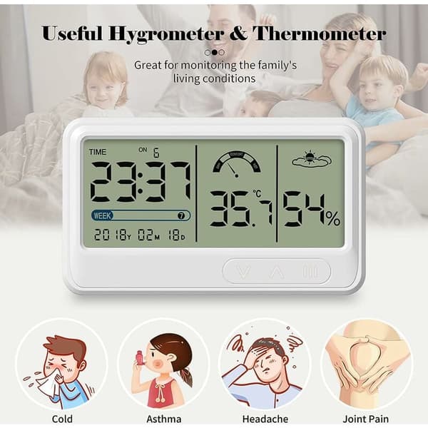 Rustfrit stål ovn termometer grill termometer ryger termometer