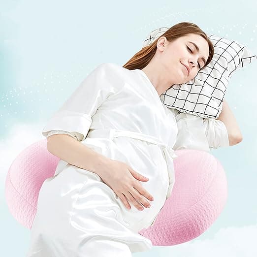1 Stykke Rosa Graviditetspute for Sideliggende