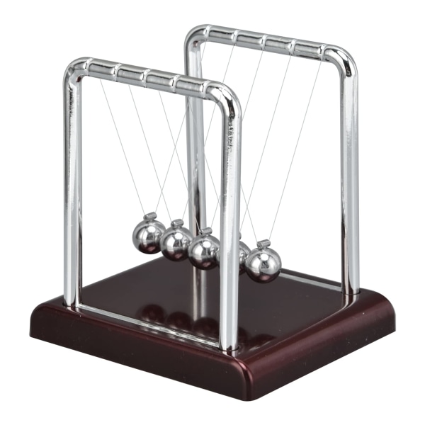 Cradle Balance ball, bärbart bord metall balans pendel boll fysik vetenskap gadget, lämplig för kontorsspel bordsdekoration