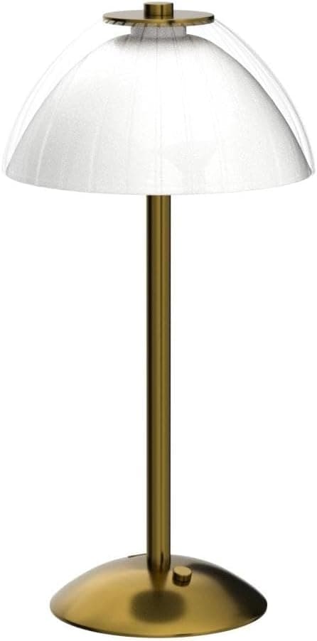 Bærbar LED Bordlampe i Soppdesign med Berøringssensor