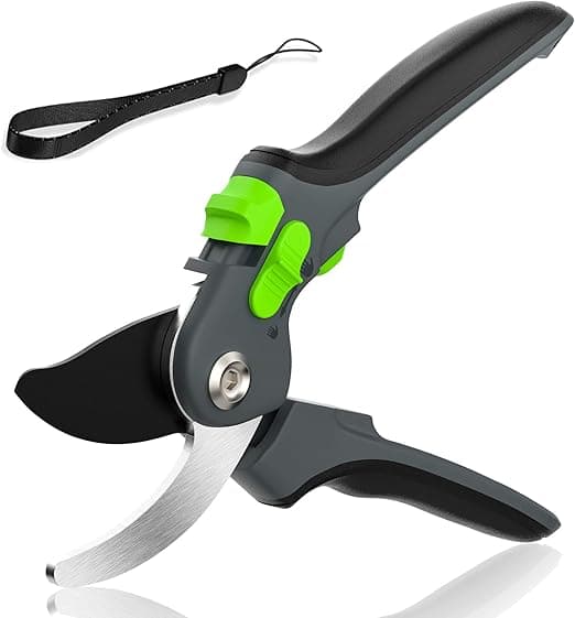 Sakset, 22 cm Puutarhan Käsisakset Ergonomisilla Kahvoilla