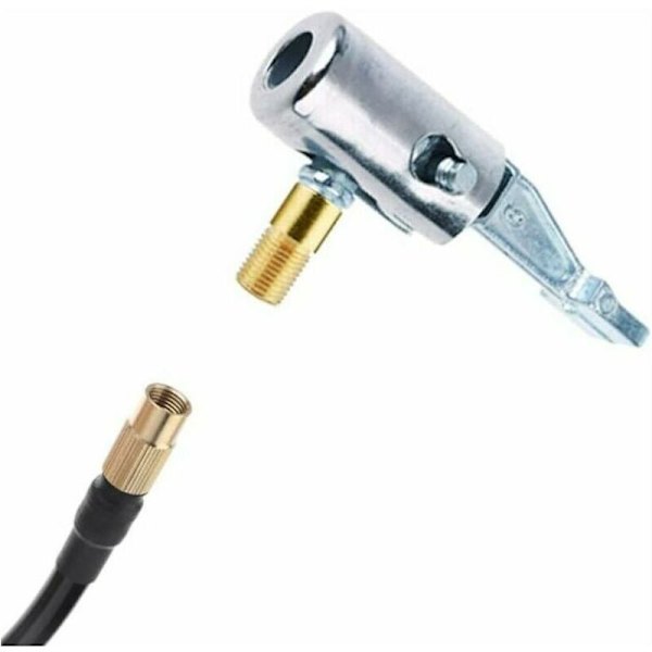 Bilventil-adapter, bærbar bildæksventil-adapter til bildæk med gevind