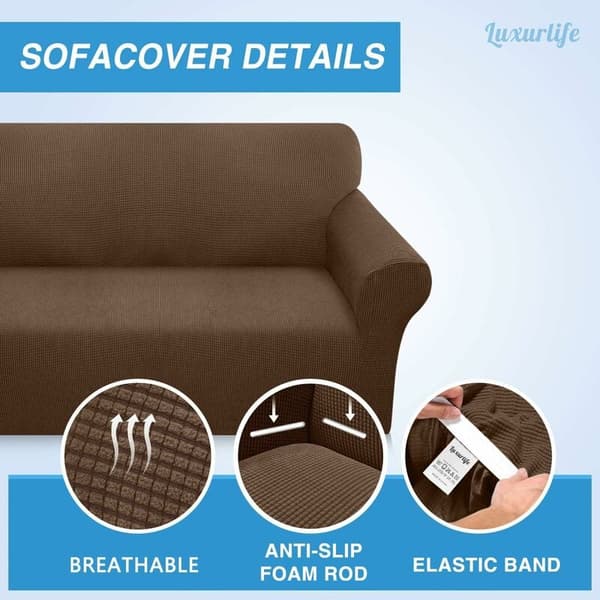 3-seters sofaovertrekk supermyk toseters moderne oppgradert sofaovertrekk