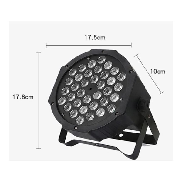 Led-projektor diskolys med fjernkontroll Auto/Sound/Master-S