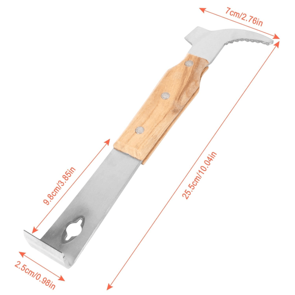 2 stk. Bikube Skrape Multifunksjonelle Bikubeverktøy, Honning