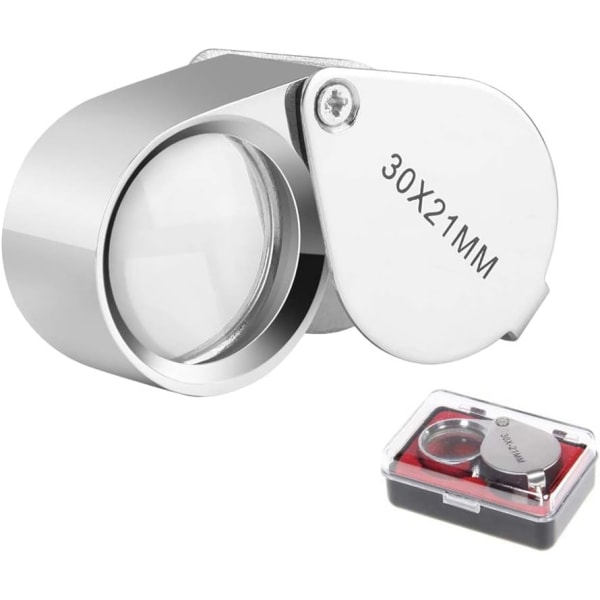 Pocket Jewellery Magnifier , Jewelers Eye Magnifier , Rostfritt