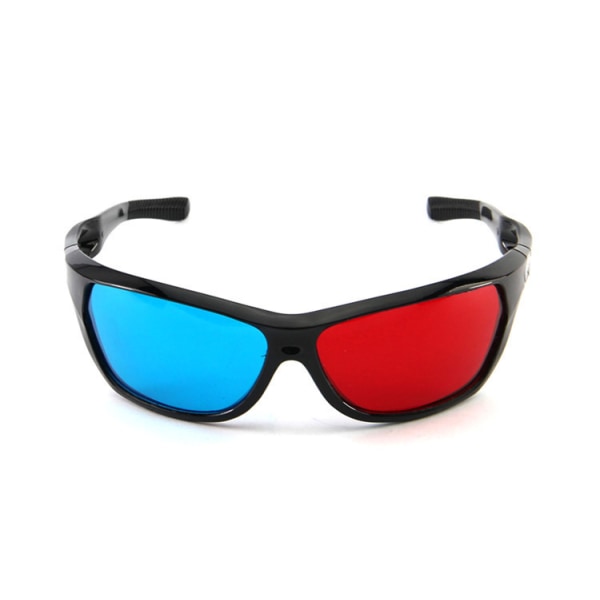 3D Röd/Cyan (Anaglyf 3D-glasögon) Kvalitets 3D-glasögon för PC 3D
