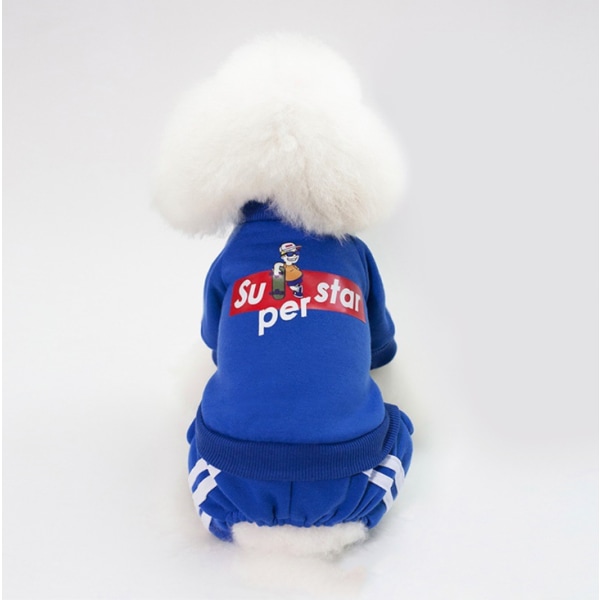 Hundeklæder, Hundekatte-Hoodie, Hundeklæder Vinter XS-XXL (Blå