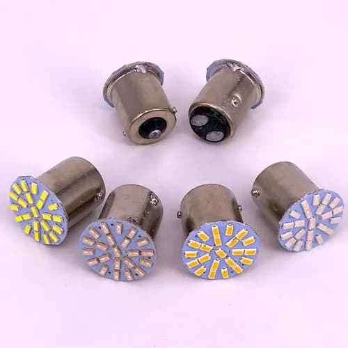 10 stk Strobelys for 1156/1157 22 LED Bremslys