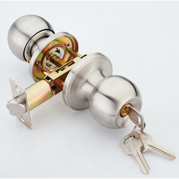 Dörrlås med nycklar Dörrlås i rostfritt stål Lämpligt för dörr
