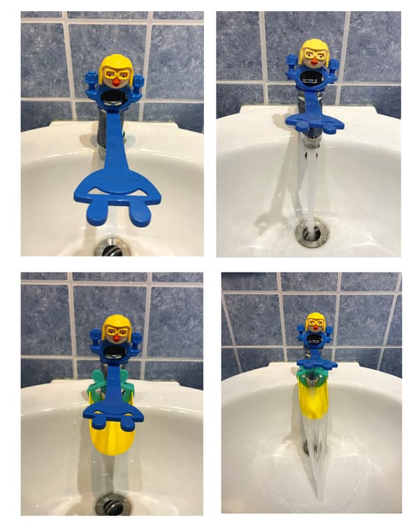 Handle Extender. A child-friendly handwashing solution.
