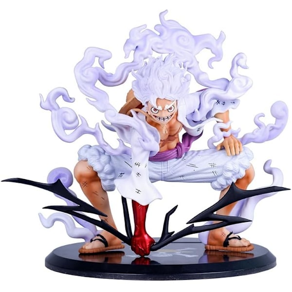 Luffy Action Figure, Gear 5 Luffy Animenukkehahmo PVC-hahmohahmo Leikkikokoelma Lahja Luova C
