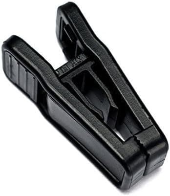 20 Klesklyper Robuste Slanke Svarte Klem Plastklips for