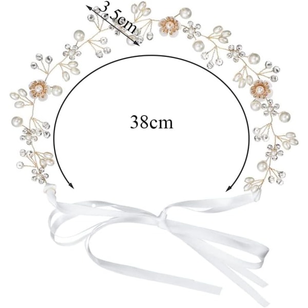 Wedding dress Headband wedding dress with rhinestones Pearl Hair