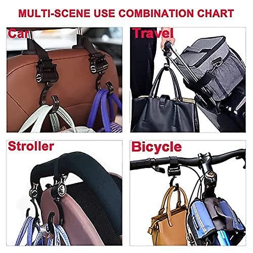 Baby Stroller Hooks For Toys, Stroller Hooks Universal Diaper Bag