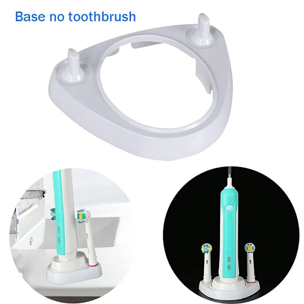 1 elektrisk tannbørstehode støtteholder for Braun Oral B tannbørstelader