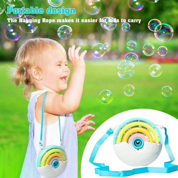 Panacare Automatisk Bubbelmaskin, Bubbelblåsare Leksak för Barn 3 4